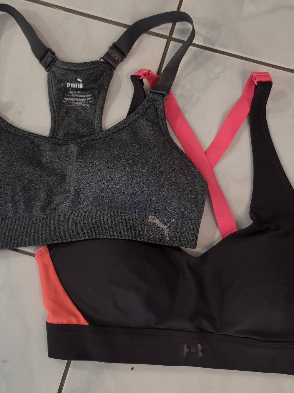 Puma & Underarmour Sports Bras